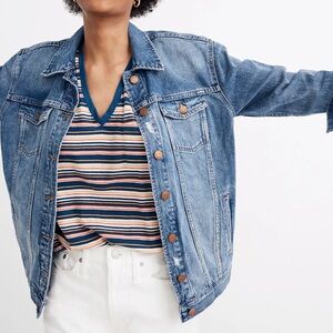 Madewell Oversized Denim Jacket Wortham Wash